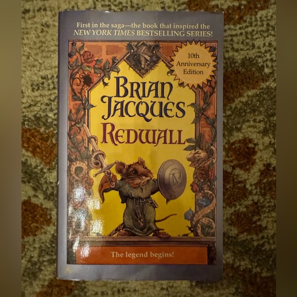 Other - Redwall 10th anniversary edition paperback book